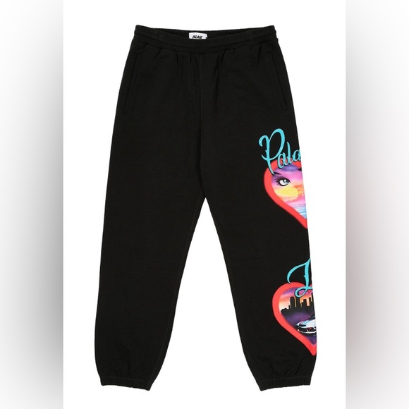Palace Forever Joggers Black Men’s Size Large Logo Sweatpants
